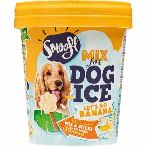 Smoofl Dog Ice Mix Banan