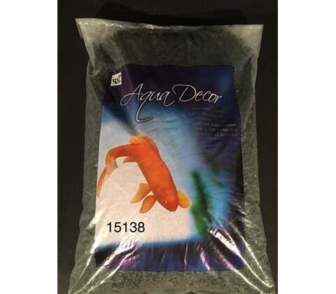 Akvariegrus SORT 2-5 mm 10 kg.