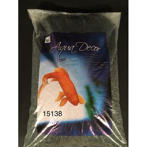 Akvariegrus SORT 2-5 mm 10 kg.