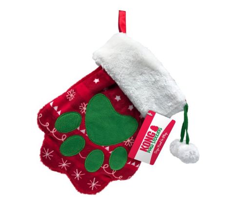 KONG HOLIDAY STOCKING PAW L 26,5x21,5x3CM