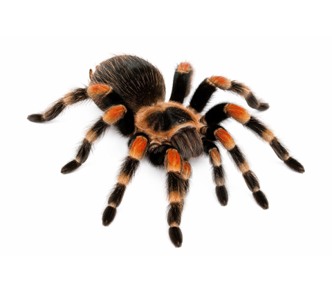 Mexicansk rødknæet fugleedderkop inkl. terrarie - Brachypelma hamorii