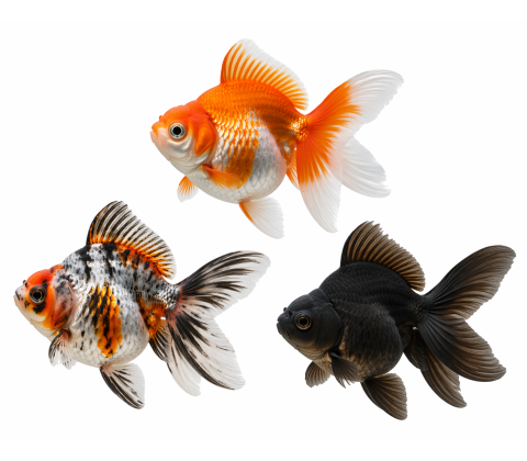 Ryukin slørhaler - Carassius auratus "Ryukin"