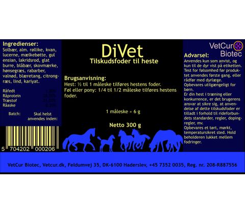 DiVet til hest 300 gram