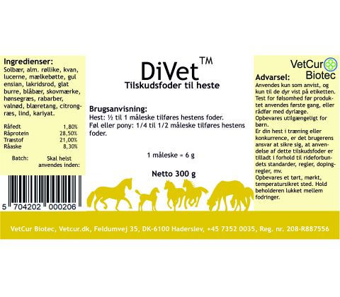 DiVet til hest 300 gram