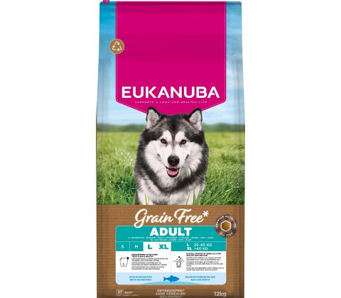 Euk Adult Large Grainfree Ocean Fish 12KG