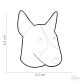 Hvid/Brun Bull Terrier