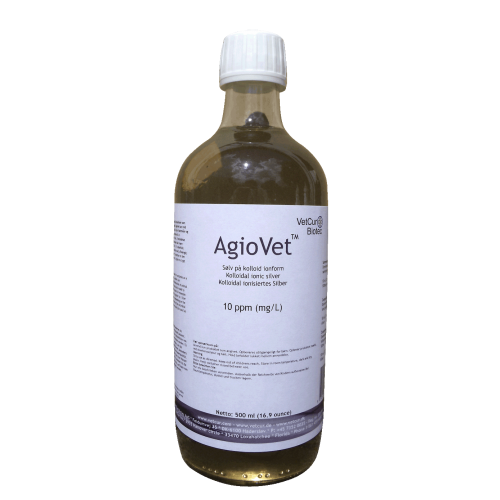 AgioVet/sølvvand 500 ml.