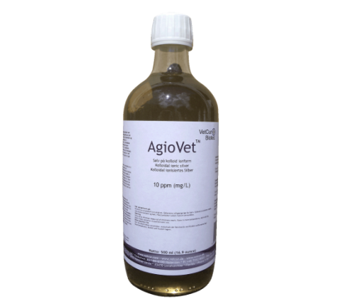 AgioVet/sølvvand 500 ml.