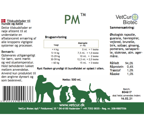 PM til Hund og Kat 130 gram