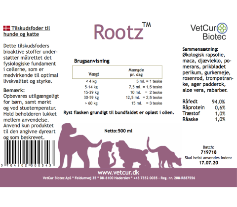 Rootz til Hund og kat 130 gram