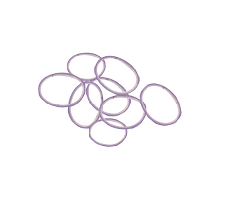 Top-elastikker 3/8" (9,5 mm) Lilla