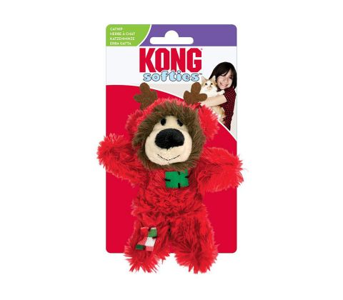 KONG HOLIDAY SOFTIES PAJAMA BEAR MIX