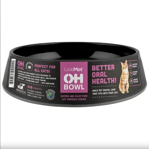 Lickimat oh bowl kat pink ø15x4,6cm