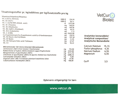  ViVet urtemineral – 15kg – hest