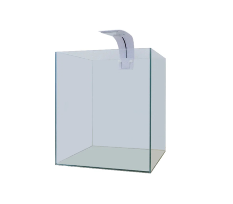 Akvariesæt Cube m/LED lampe