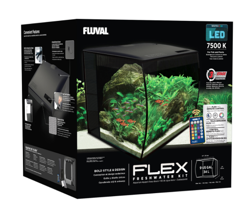 Fluval Flex 34 ltr Sort