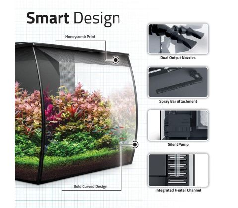 Fluval Flex 2.0  57 ltr - Sort