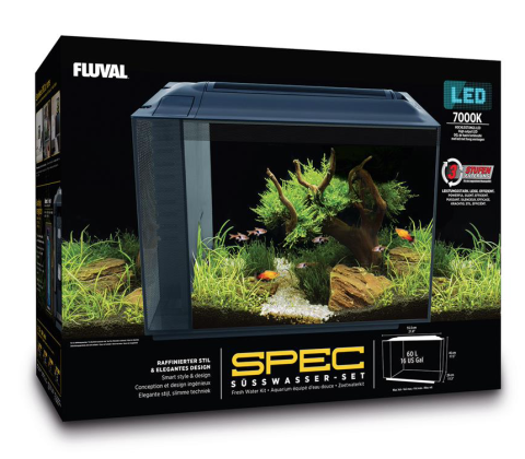 Fluval Spec 15 akvarie 60 ltr. - sort