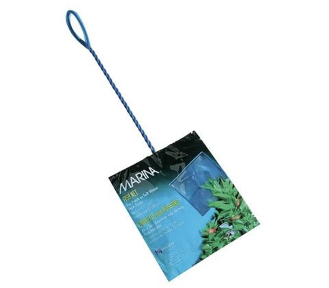 Net, blå finmasket 15 cm.