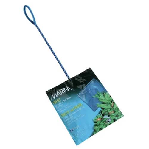 Net, blå finmasket 15 cm.