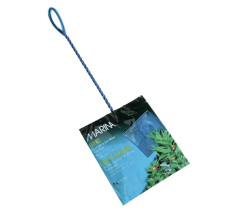 Net, blå finmasket 15 cm.