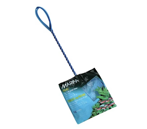 Net, blå finmasket 10 cm.