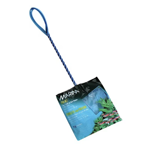 Net, blå finmasket 10 cm.