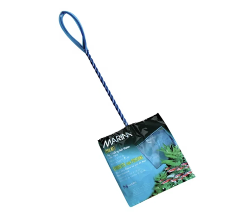 Net, blå finmasket 10 cm.
