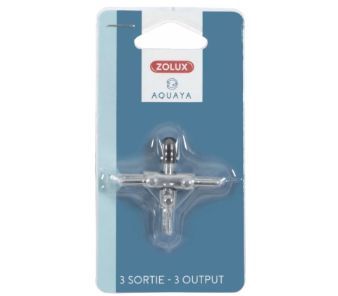 Zolux ventil I Metal 3 udgange
