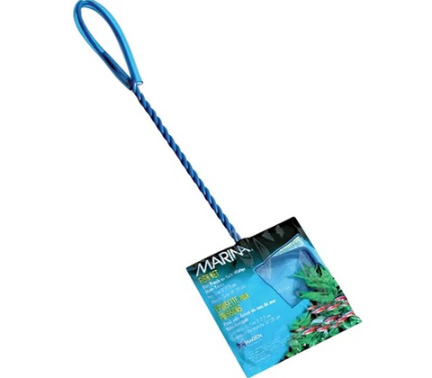Net, blå finmasket 7,5 cm.