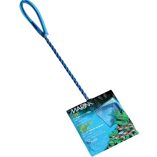 Net, blå finmasket 7,5 cm.