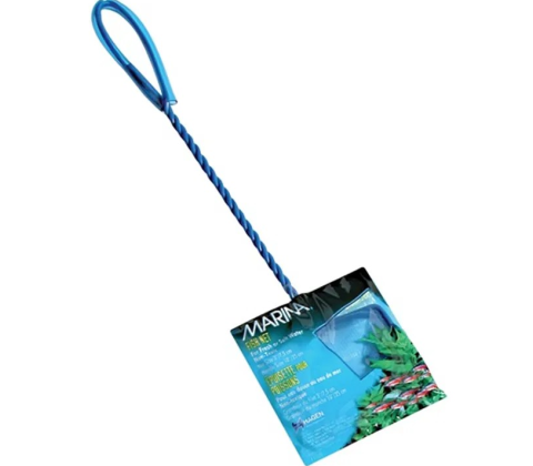 Net, blå finmasket 7,5 cm.