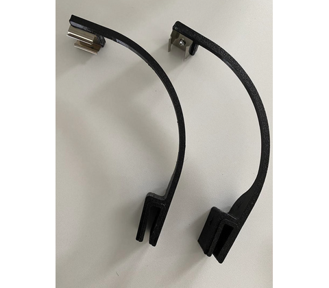Holder til glaskant led lys 2stk.