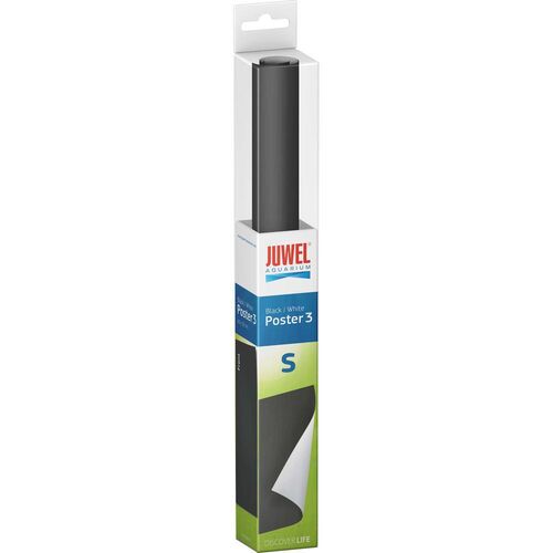 Baggrund Juwel Poster 3 60x30cm dobbelt sidet hvid/sort