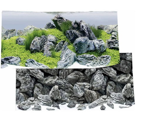 JUWEL AQUASCAPE STONE POSTER 4 100X50CM LARGE