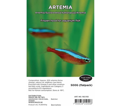 Artemia flatpack 500g