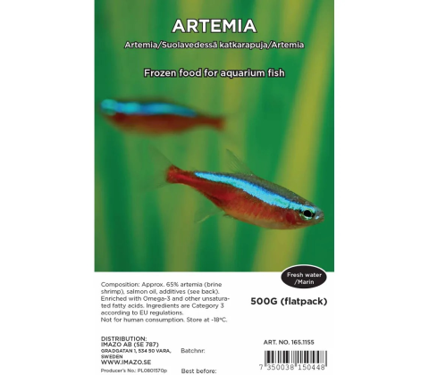 Artemia flatpack 500g