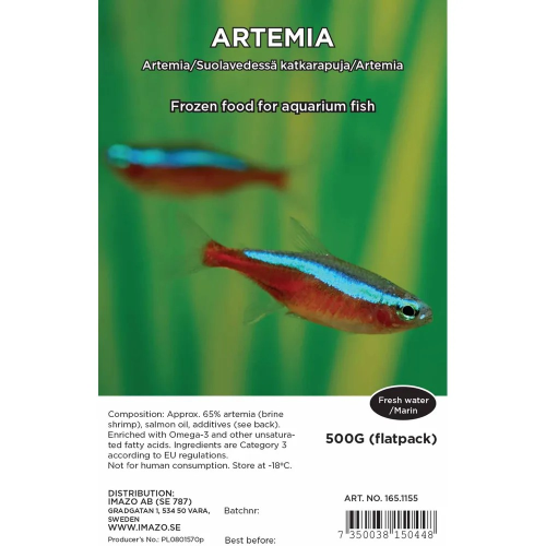 Artemia flatpack 500g