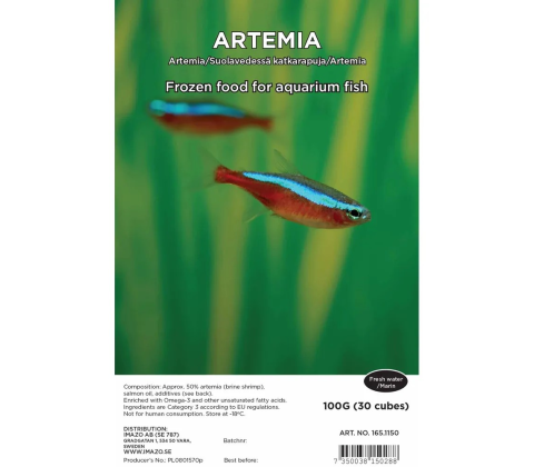 Artemia blister 100 Gr