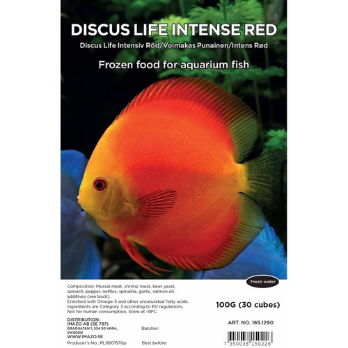 Discus Life - Intensiv Rød