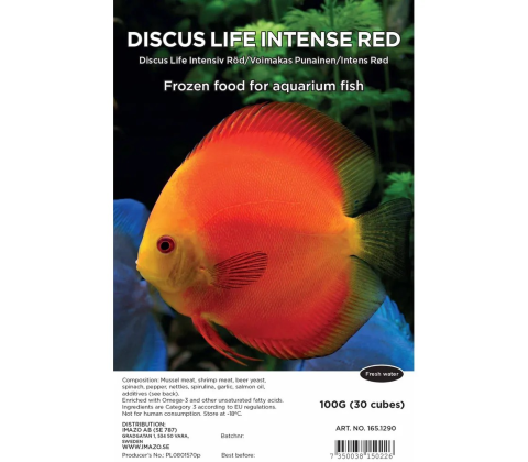 Discus Life - Intensiv Rød