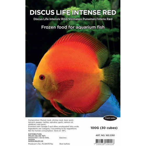 Discus Life - Intensiv Rød