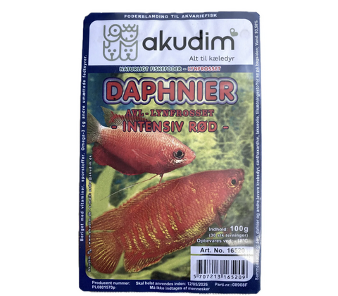 AK Daphnier(Rød), bl. á 100 g.