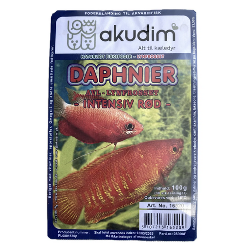 AK Daphnier(Rød), bl. á 100 g.