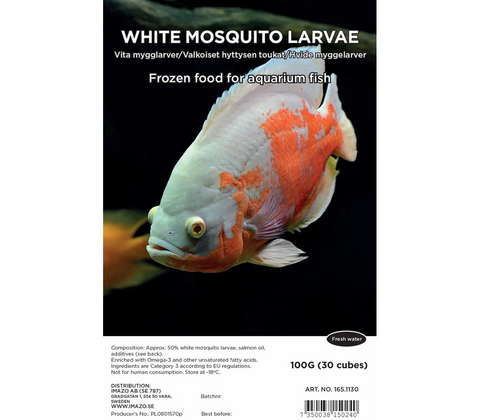 Hvide Myggelarver blister 100g