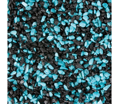 GRAVEL FEGRO TURQUOISE/BLACK 1KG