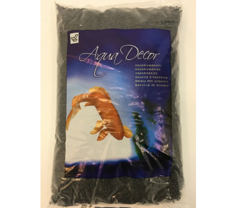 Akvariegrus SORT 1-3 mm 2 kg.