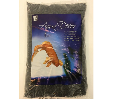Akvariegrus SORT 1-3 mm 2 kg.