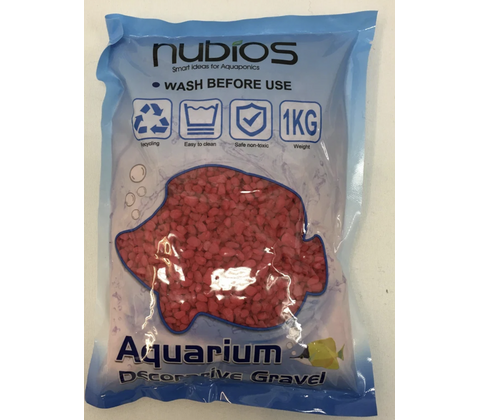 Neongrus Rød 2-3 mm. 1 kg
