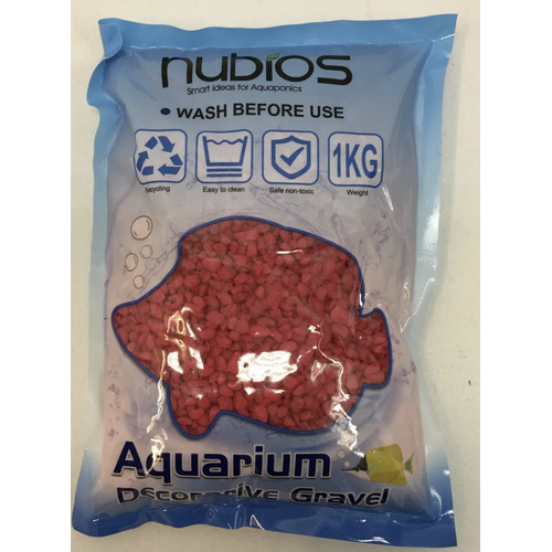 Neongrus Rød 2-3 mm. 1 kg